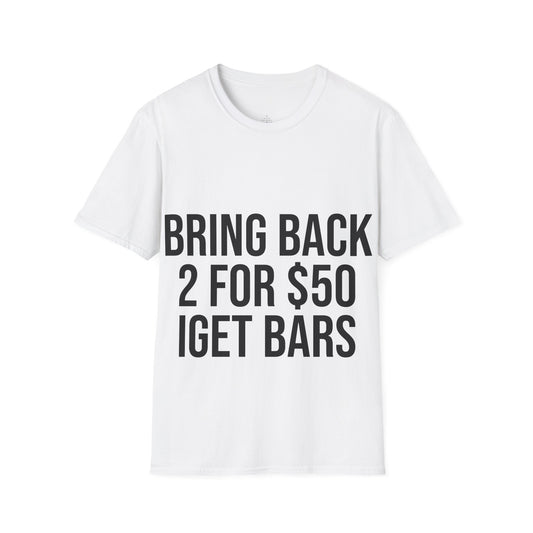 Unisex T-Shirt - 'IGET BAR' Design