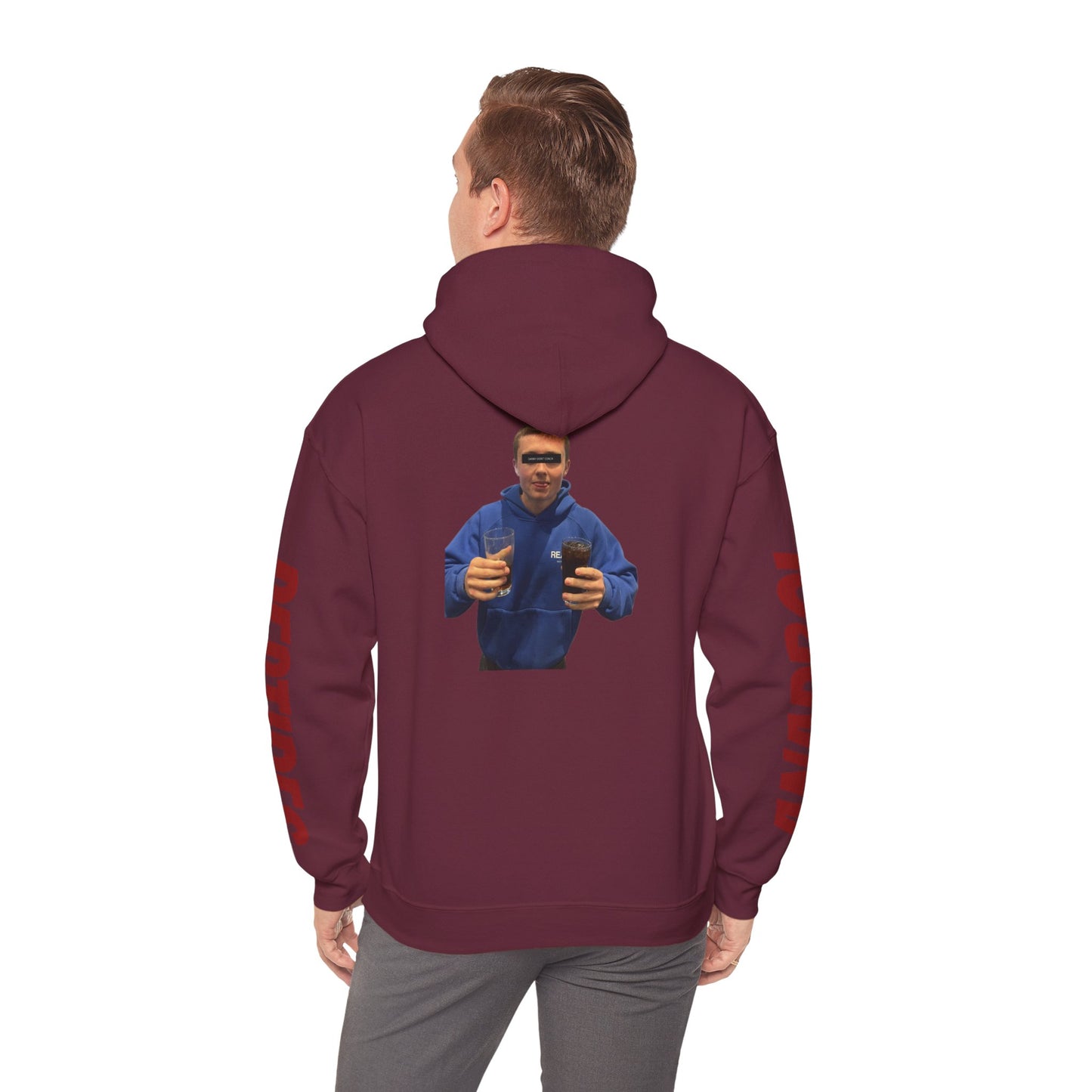 Hooded Sweatshirt - Danny Double Parked Coaches Beer Design