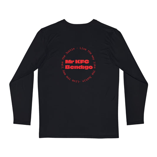 Mr KFC Bendigo Long Sleeve Shirt – Retro Red Logo Tee for Locals & Fans