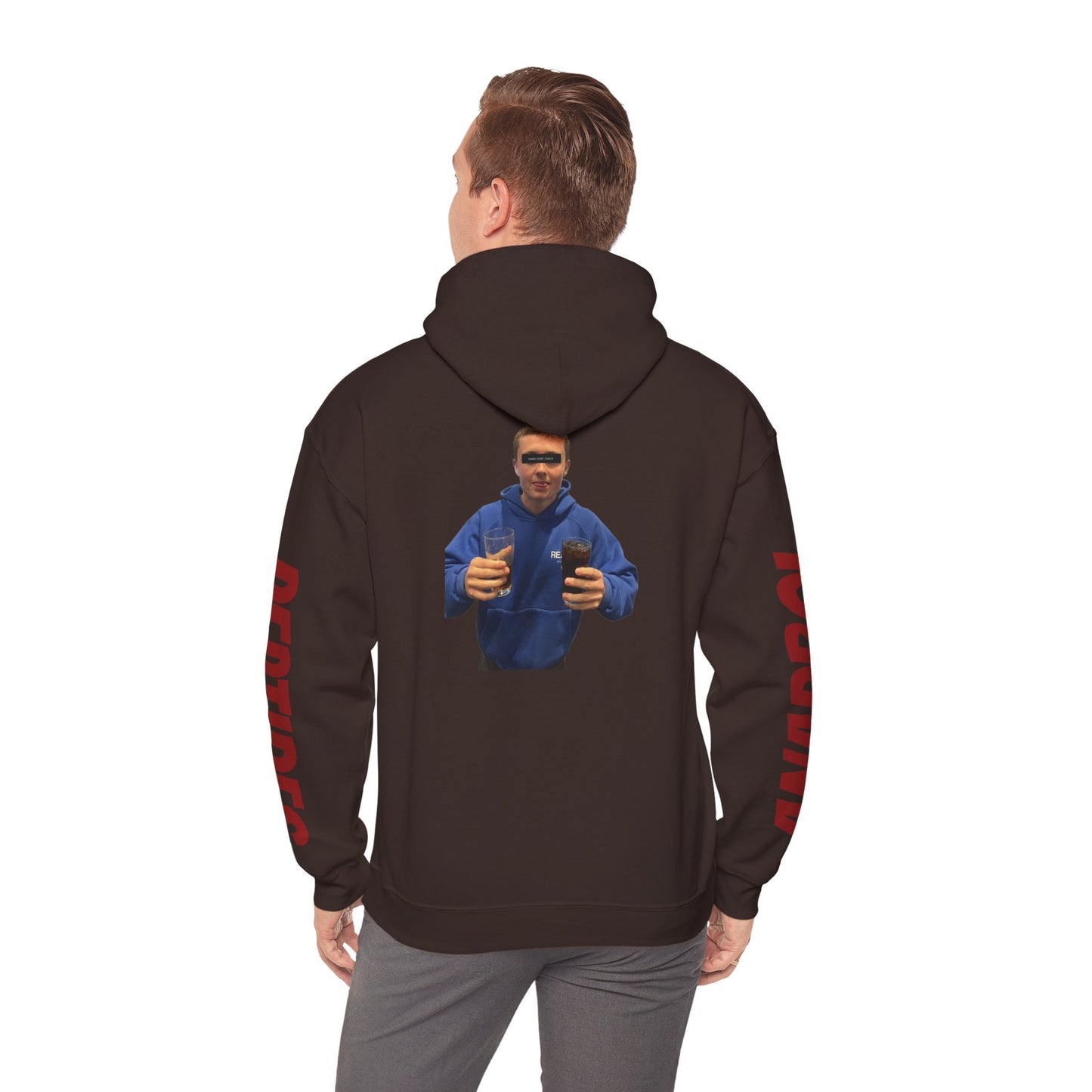 Hooded Sweatshirt - Danny Double Parked Coaches Beer Design