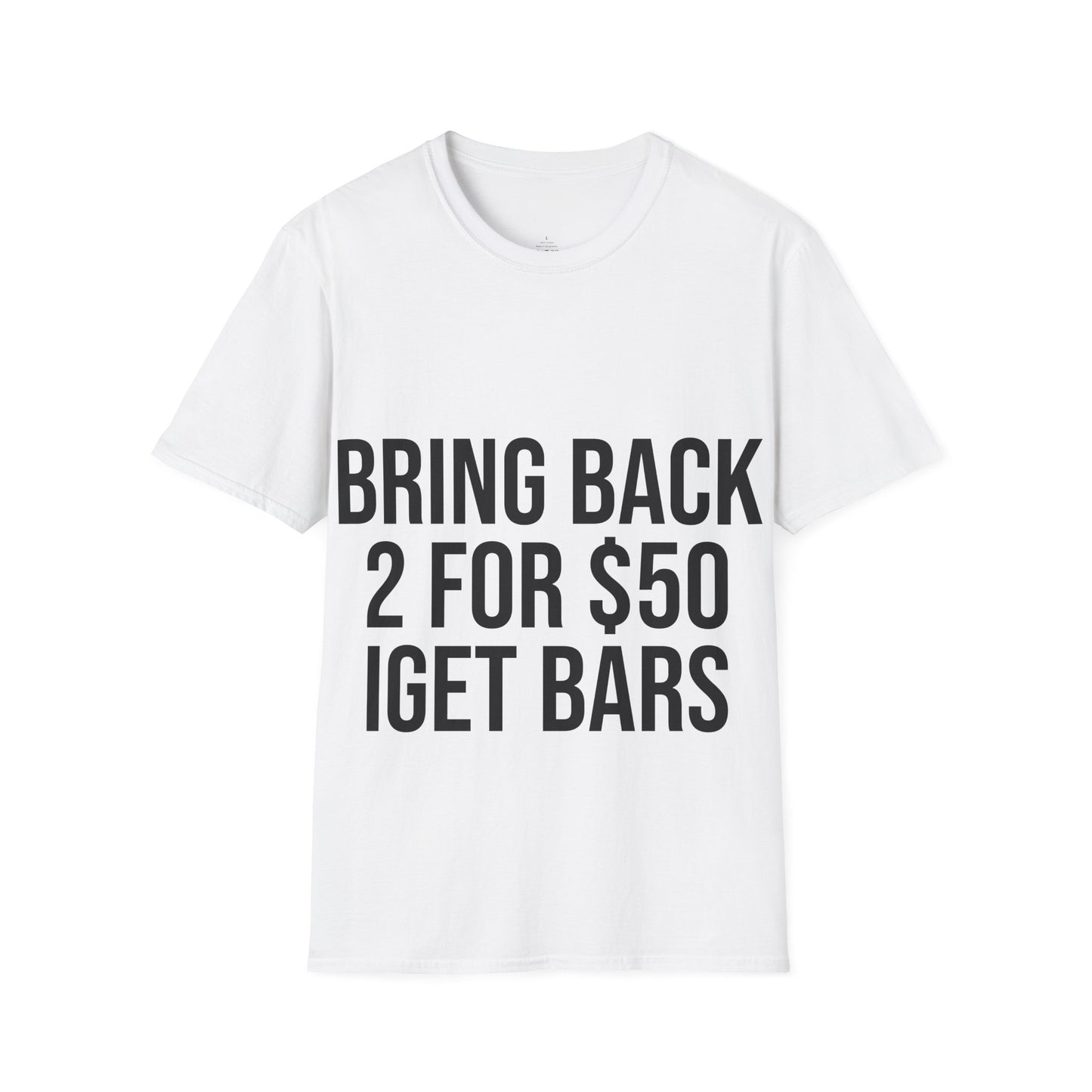 Unisex T-Shirt - 'IGET BAR' Design